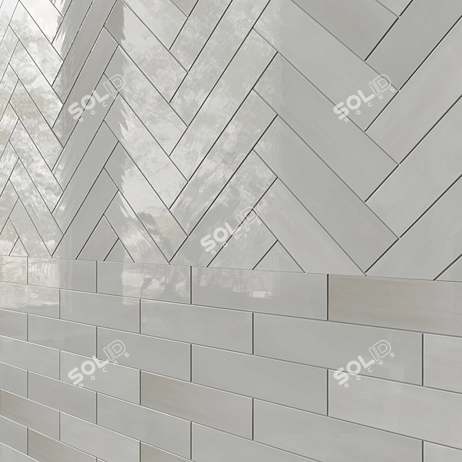 Geometric Mosaic Tile - Ivy Hill Tile 3D model image 1