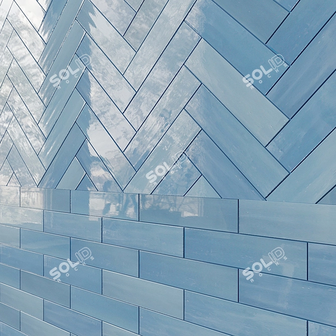 Geometric Mosaic Tile - Ivy Hill Tile 3D model image 2