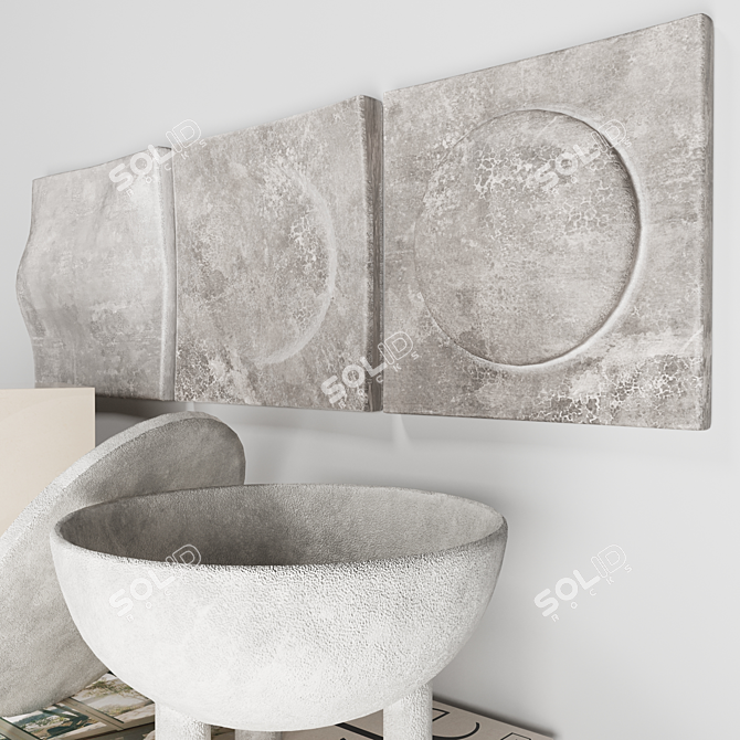 Modern Decor Set 15 3D model image 6