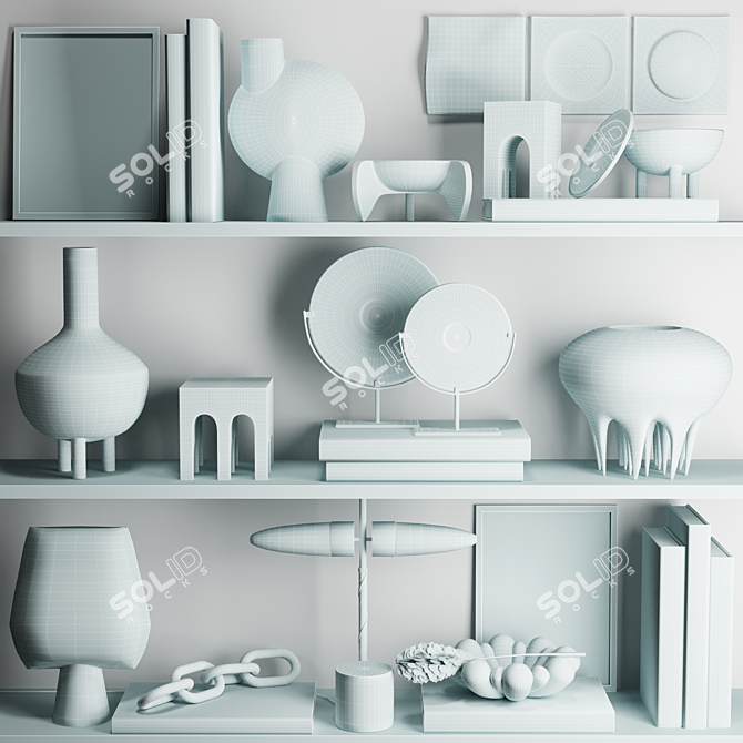 Modern Decor Set 15 3D model image 7