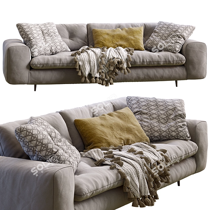 Modern Bonaldo AVARIT Sofa Model 3D model image 3