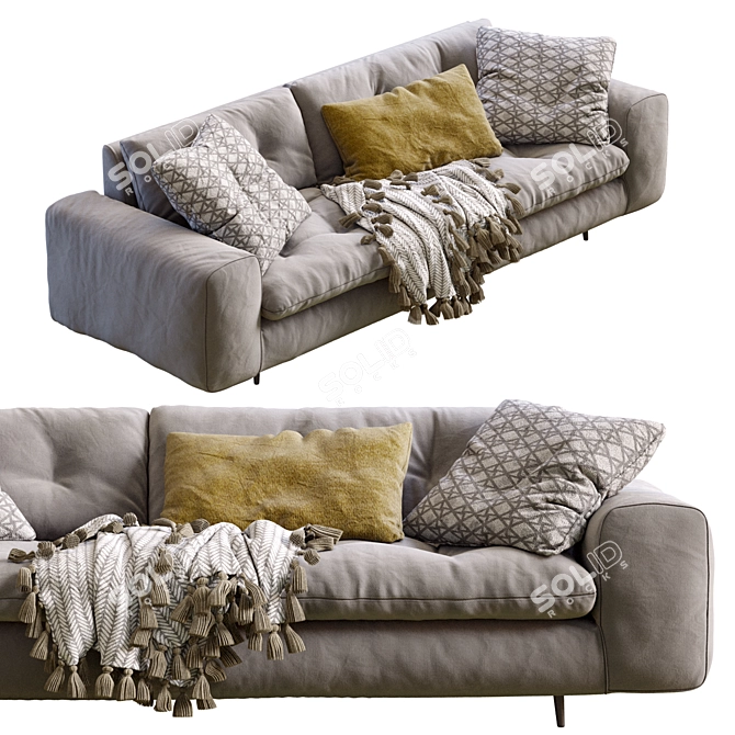 Modern Bonaldo AVARIT Sofa Model 3D model image 4