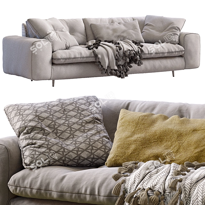 Modern Bonaldo AVARIT Sofa Model 3D model image 5