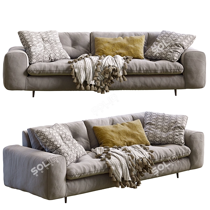 Modern Bonaldo AVARIT Sofa Model 3D model image 6