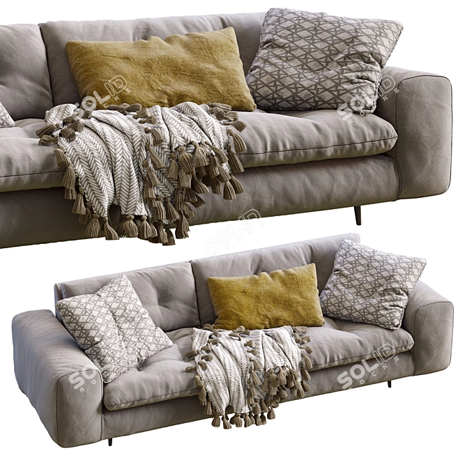 Modern Bonaldo AVARIT Sofa Model 3D model image 7