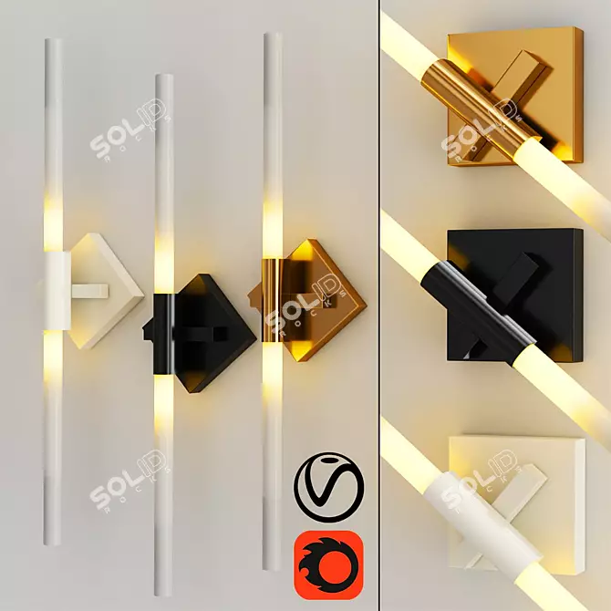 SPADA WALL 2013 Design Lamp 3D model image 1