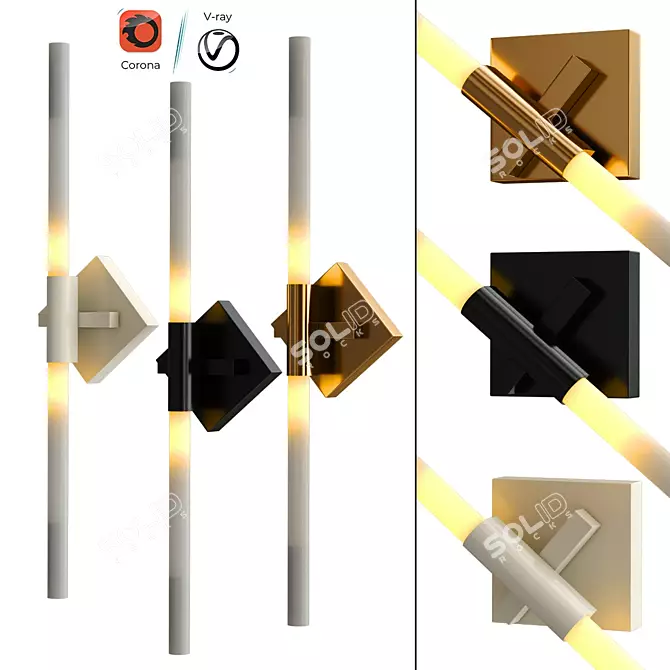 SPADA WALL 2013 Design Lamp 3D model image 6