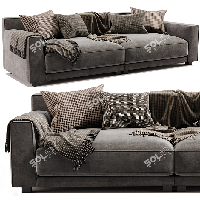 Jesse Daniel 2 Seater Sofa 3D model image 1