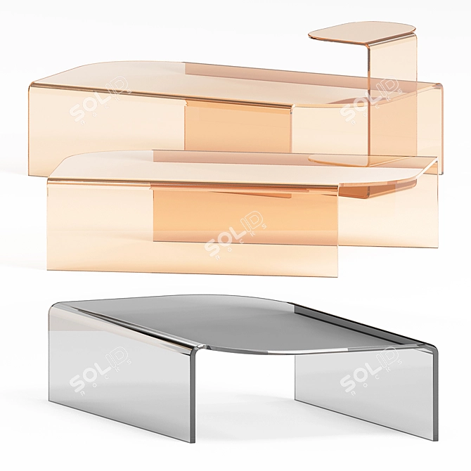 Modern Calligaris Merian Coffee Table 3D model image 1