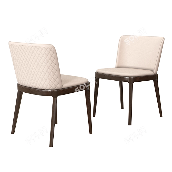 Elegant Skorpio Dining Set 3D model image 3