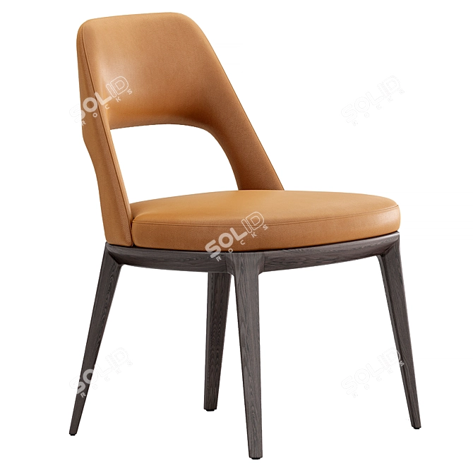 Elegant Sophie Chair Poliform Beauty 3D model image 3