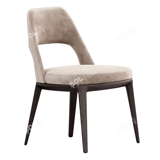 Elegant Sophie Chair Poliform Beauty 3D model image 5