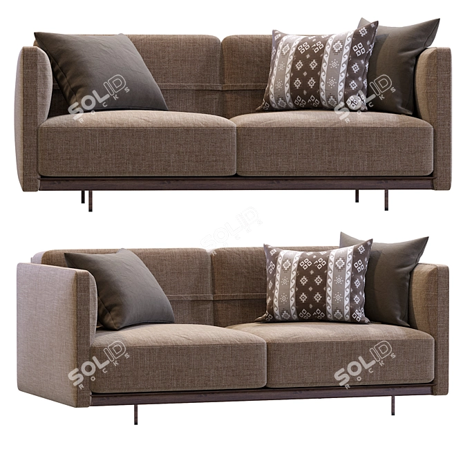 Contemporary Sofa ARLOTT HIGH 3D model image 1