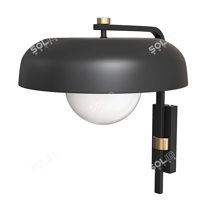 BISON - Modern Vray Wall Light 3D model image 1