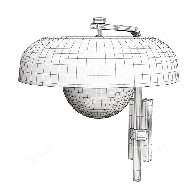 BISON - Modern Vray Wall Light 3D model image 4