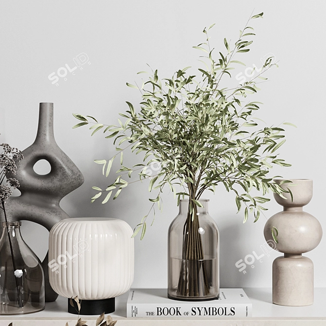 Elegant Decor Set Vol045 3D model image 2