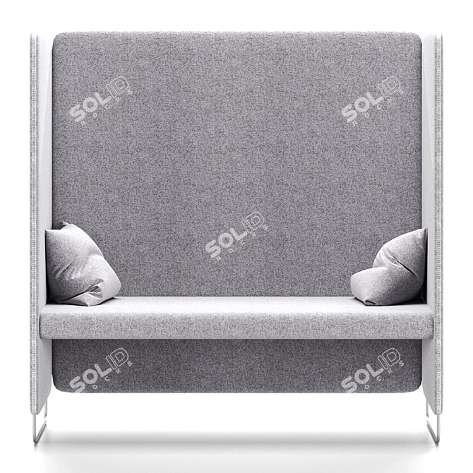 Pedrali Zippo Sofa for Office 3D model image 2