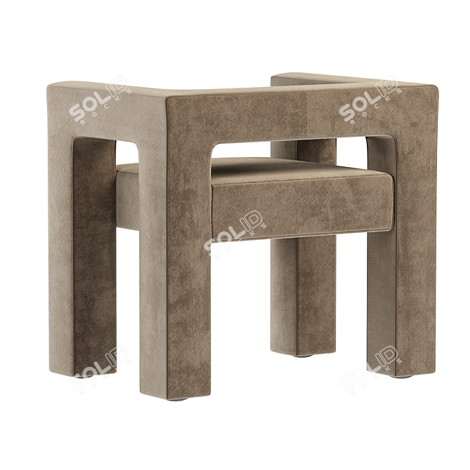  Modern Toptun Armchair, Corona Render 3D model image 2