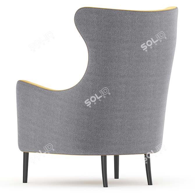 Modern 3D Fauteuil AMBER Armchair 3D model image 3