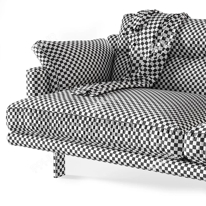 Linteloo George Fabric Sofa 3D model image 5