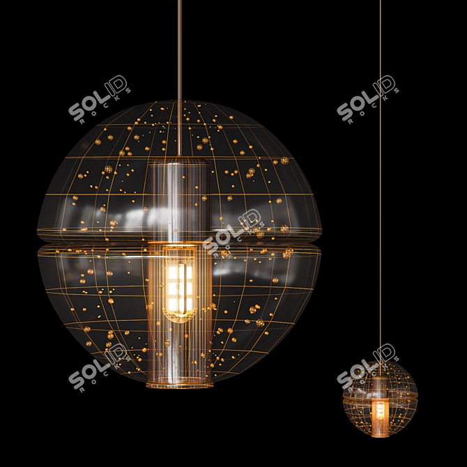 Bocci 14.1 Sphere Pendant Light 3D model image 2