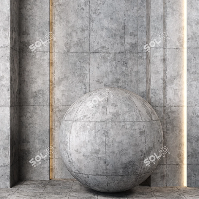 High-quality 4k Wall Patterns 3D model image 2