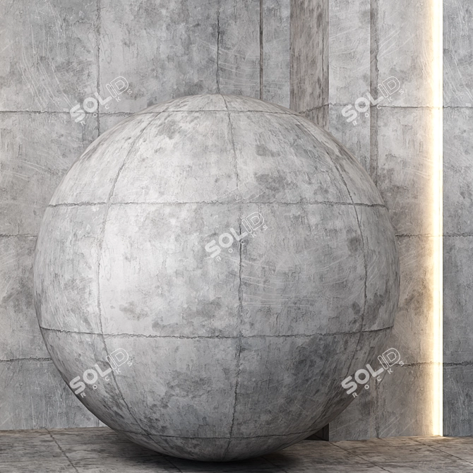 High-quality 4k Wall Patterns 3D model image 3