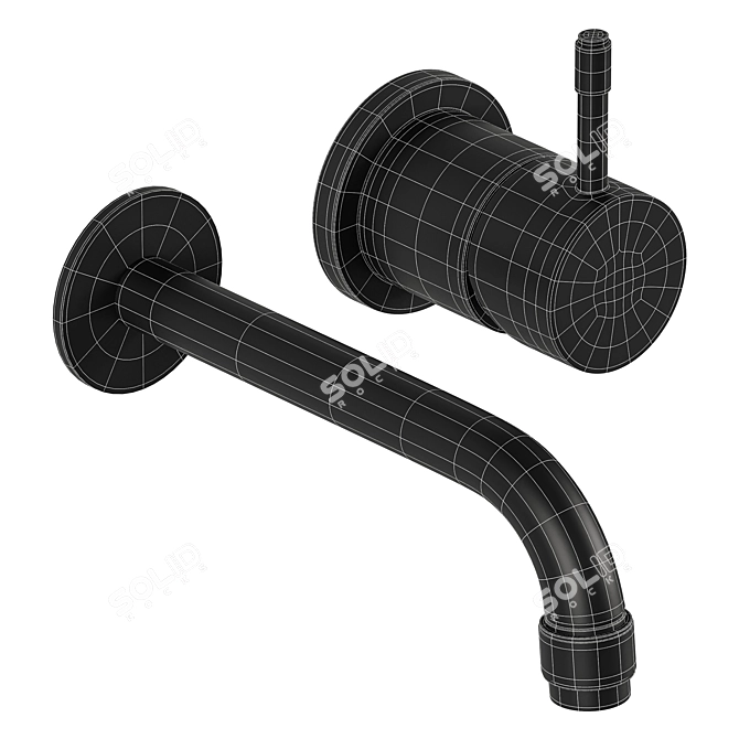 Color-Change Yokato Bathroom Set 3D model image 2