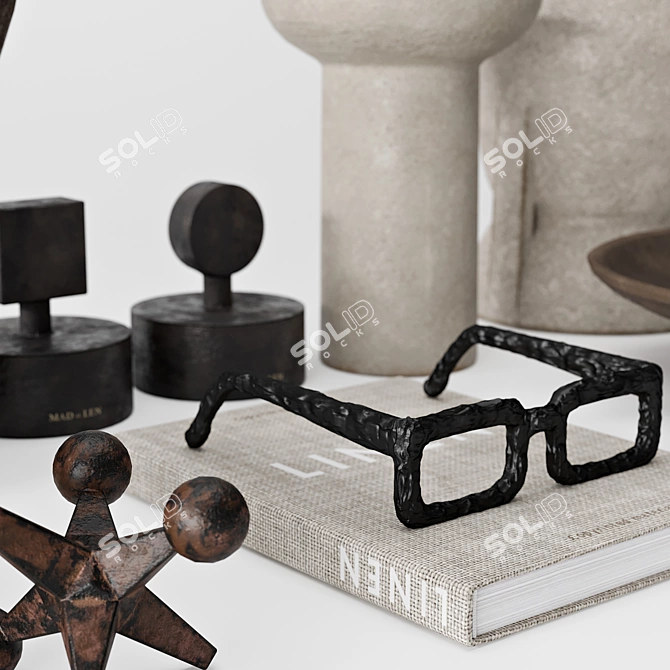 Eclectic Decor Set by RH, Cyan Design & MAD etLEN 3D model image 4