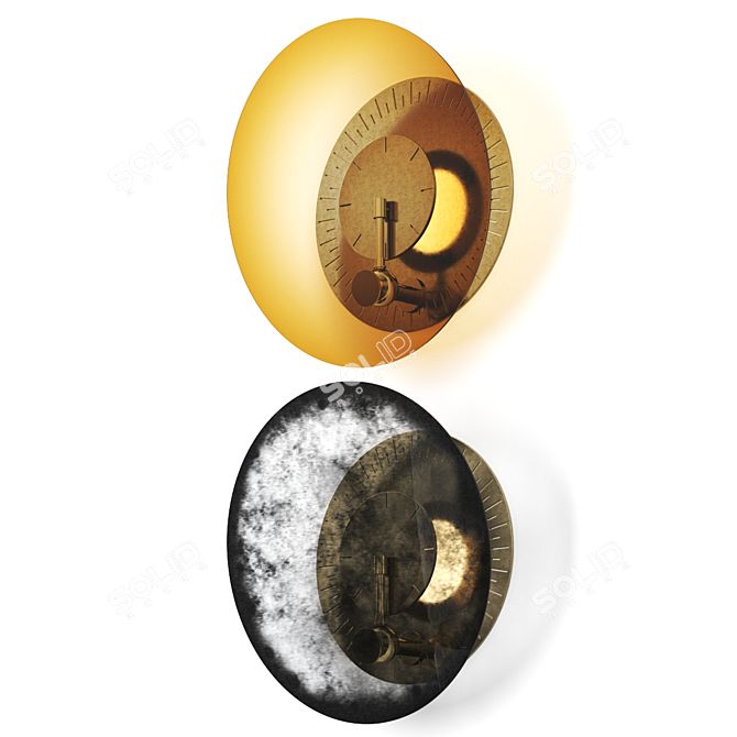 Concept Verre Wall Lamp: Sole 3D model image 2