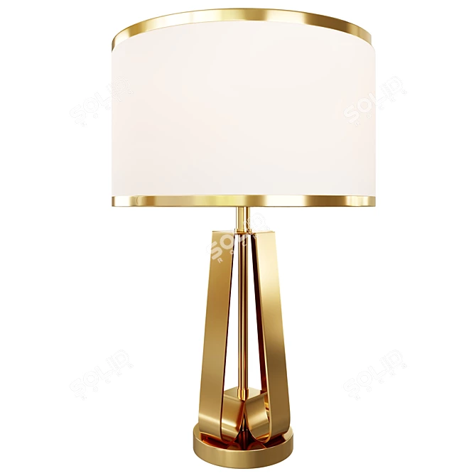Metal Desk Lamp Lighting Novel 3D model image 1