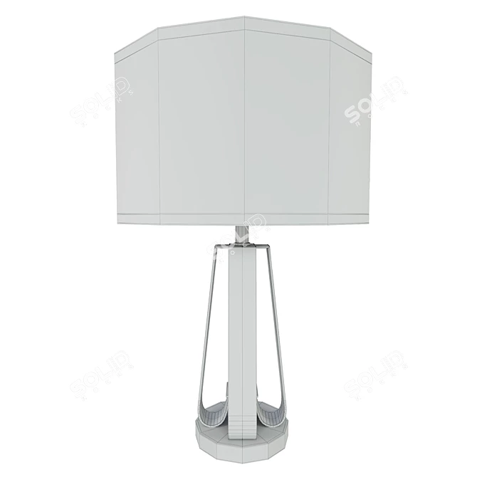 Metal Desk Lamp Lighting Novel 3D model image 2
