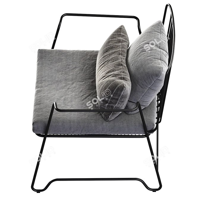 Serax Fish & Fish Chair 3D model image 4