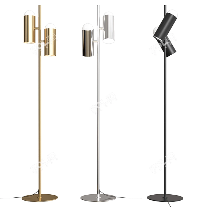 Modern Hybrid Floor Lamp 2013 3D model image 1