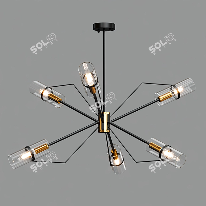 SALUT by Virolight Pendant Lamp 3D model image 1