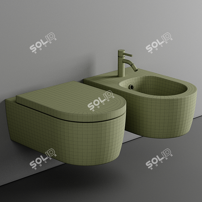  Tissino Angelo Wall Toilet Combo 3D model image 3