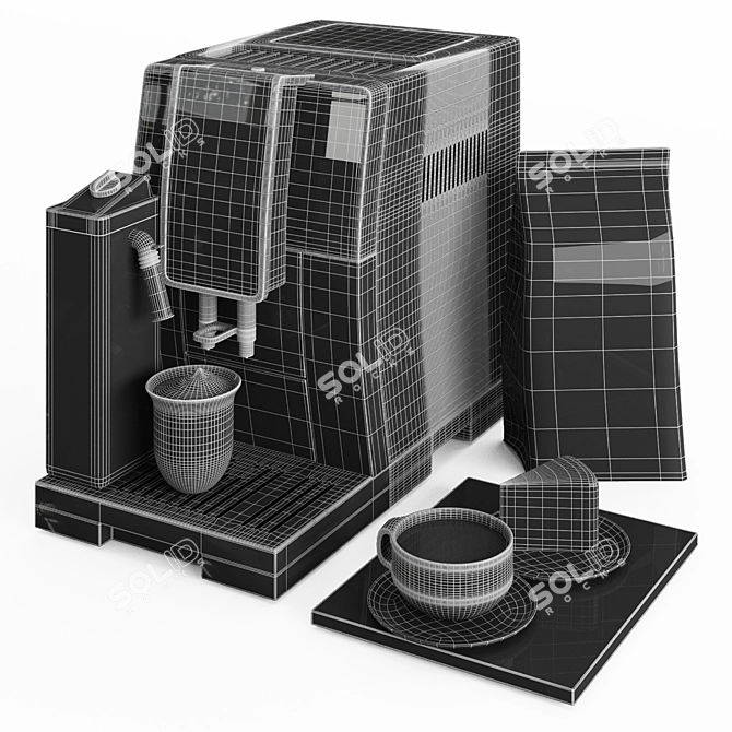 Versatile Coffee Maker 3D Model 3D model image 7