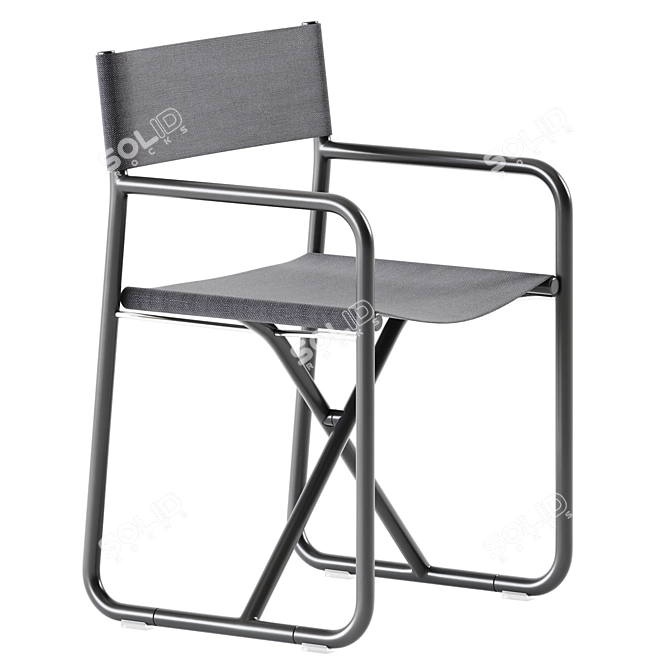 Portable Diabla Trip Folding Chair 3D model image 1