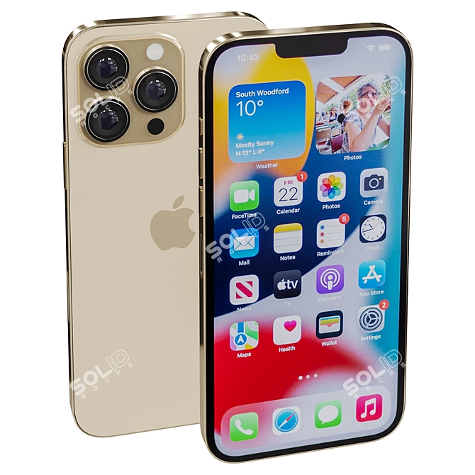 Limited Edition iPhone 13 Pro Max 3D model image 4