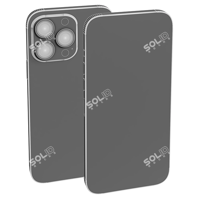 Limited Edition iPhone 13 Pro Max 3D model image 5