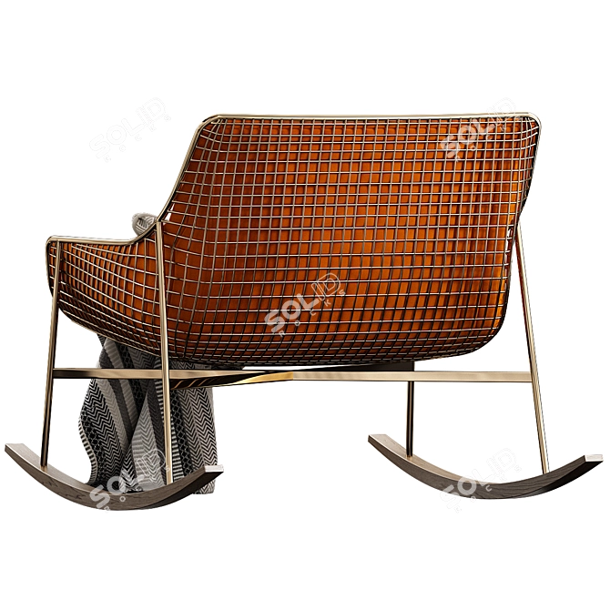  Varaschin SUMMERSET Rocking Armchair, 3D Model 3D model image 5