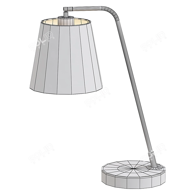 Modern Rock Desk Lamp 3D model image 2