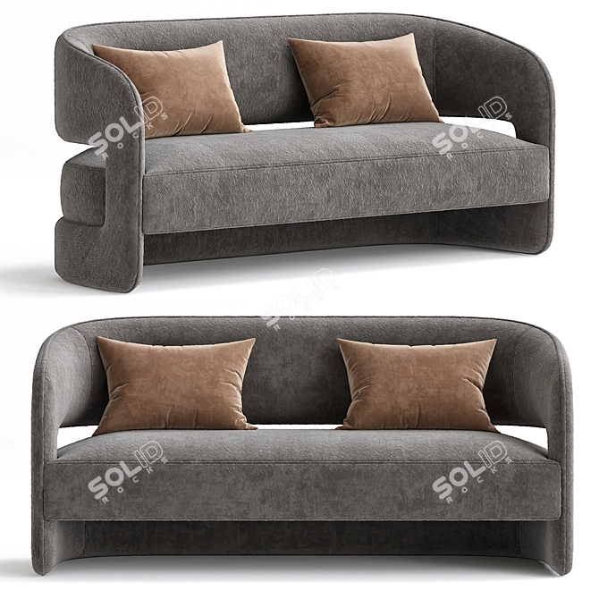 Rugiano Ambra 3D Sofa Model 3D model image 1