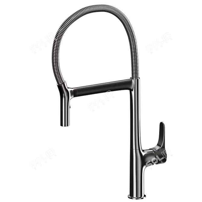 YPSILON Swivel Spout Kitchen Tap 3D model image 3