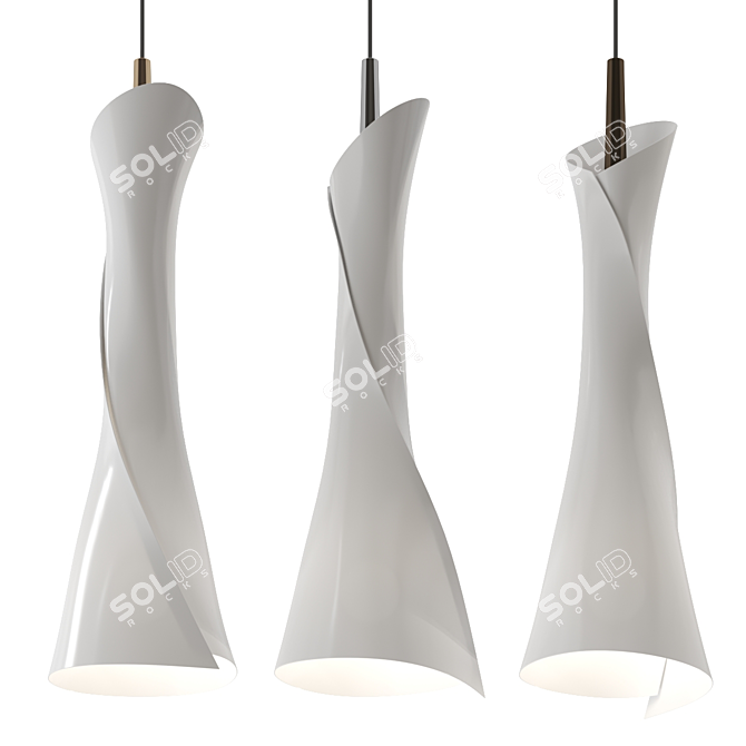 Mantra Zack Pendant Lamp, Spain 3D model image 1