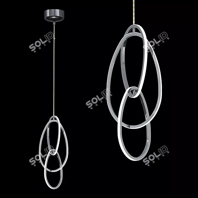 Odeon Light Space Pendant Light 3D model image 1