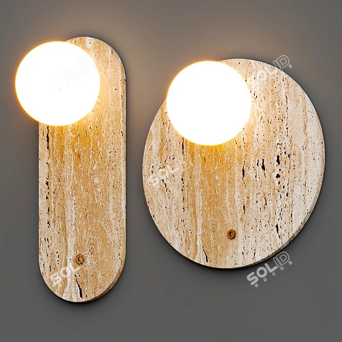 SKANDI Torres Wall Sconce 3D model image 2