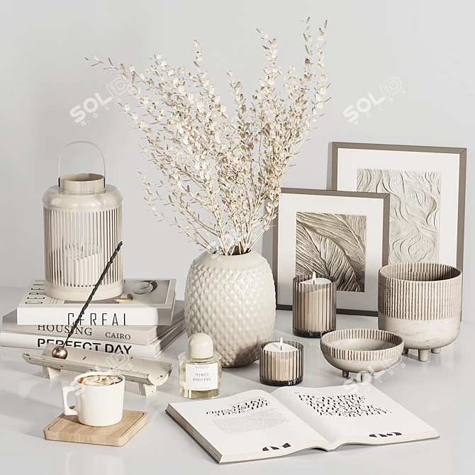 High-Quality Decor Set: Vray & Corona 3D model image 2