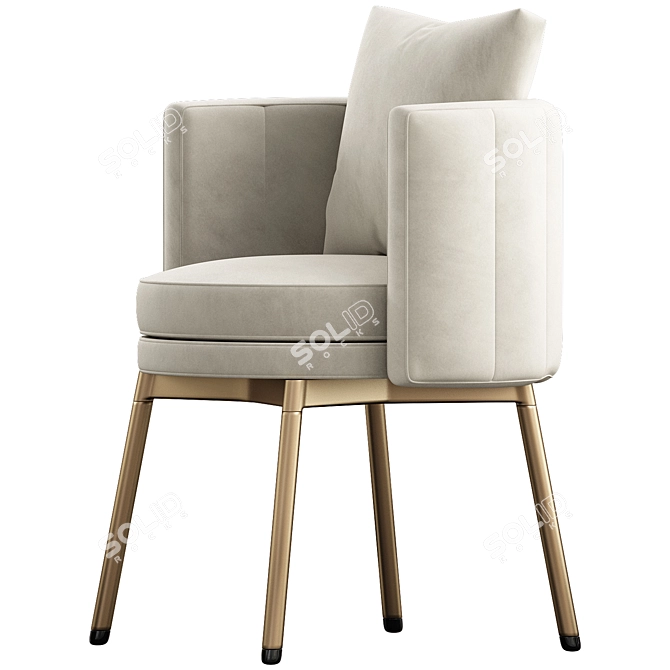  Minotti Torii Chair 2015 Model 3D model image 4