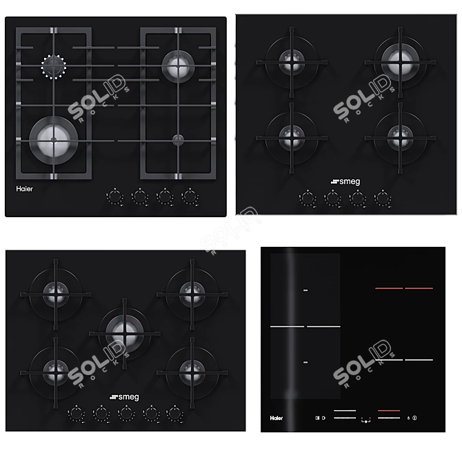 Chef's Choice Cooktop Ensemble 3D model image 1